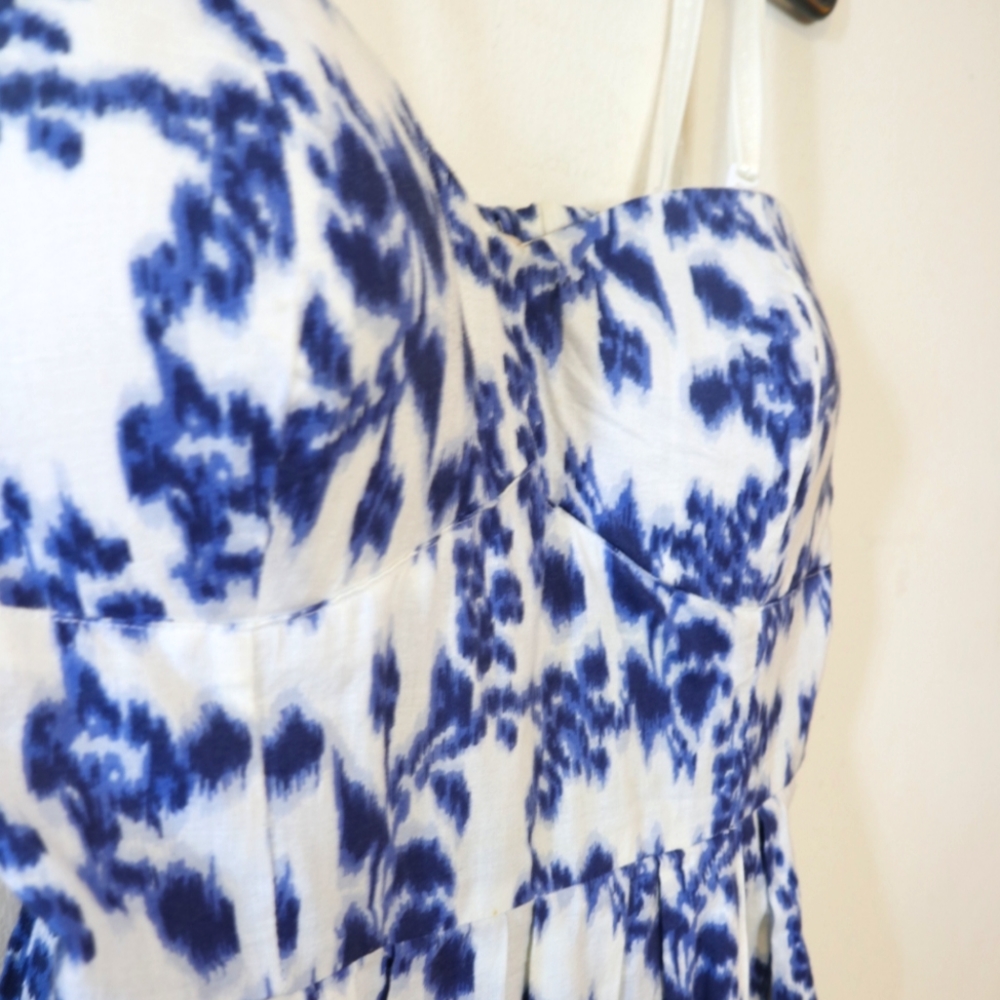 White and Blue dress